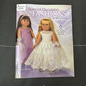 Annie's Crochet | Special Occasion Fashions for 18-Inch Dolls | Pattern Book